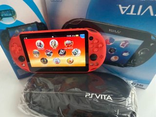 PS Vita Slim Naranja,cómo Nuevo.