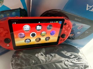PS Vita Slim Naranja,cómo Nuevo.