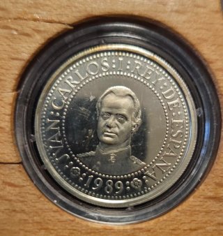 Estuche 5 Monedas Plata Carlos I