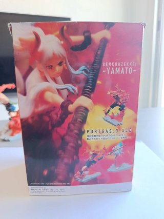 Lote 2 Figuras One Piece: Ace y Yamato Banpresto