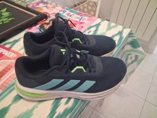 Zapatillas Adidas Azul y Verde