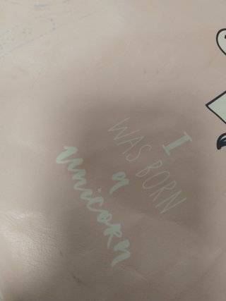 Bolsa rosa unicornio