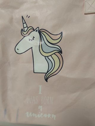 Bolsa rosa unicornio