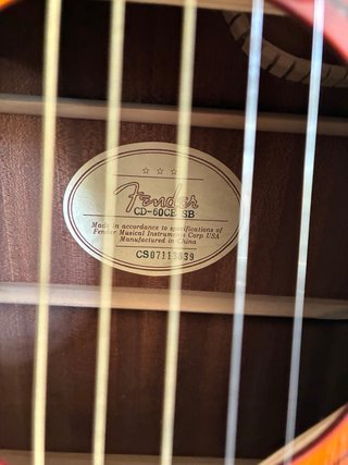 Guitarra Fender CD-60CE SB