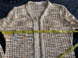 Chaqueta de punto multicolor talla L