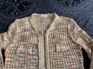 Chaqueta de punto multicolor talla L