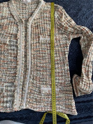 Chaqueta de punto multicolor talla L