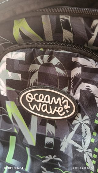 Mochila escolar Ocean Wave con ruedas