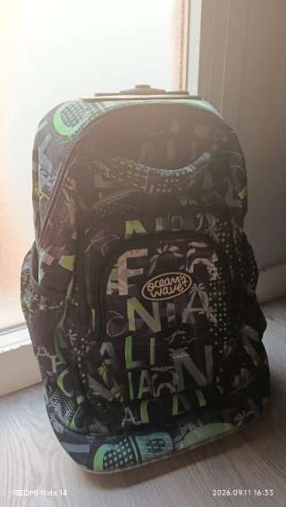 Mochila escolar Ocean Wave con ruedas
