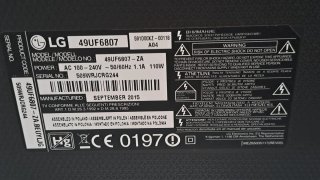 LG Smart TV 49 4K UHD WiFi webOS