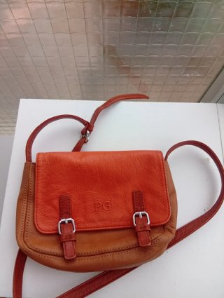 Bolso autentico de piel Purificación García .