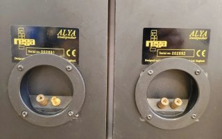 Altavoces Rega Alya Negros