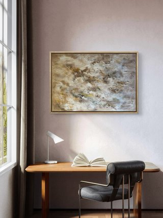 Pintura contemplativa abstracta GRANDE 100x70