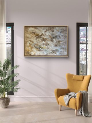 Pintura contemplativa abstracta GRANDE 100x70