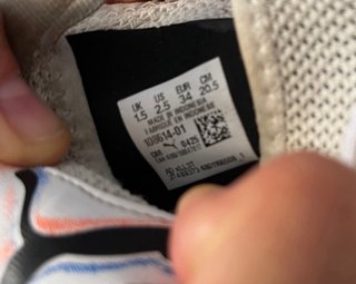 Botas de fútbol blancas  Puma niño T.34