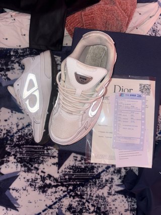 Dior B30 Zapatillas Blancas y Azules