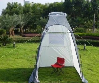 Tienda Auxiliar Camping Gris