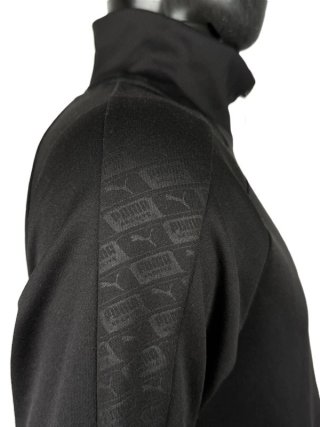 Puma Felpa Uomo M Full Zip Track Jacket Nera