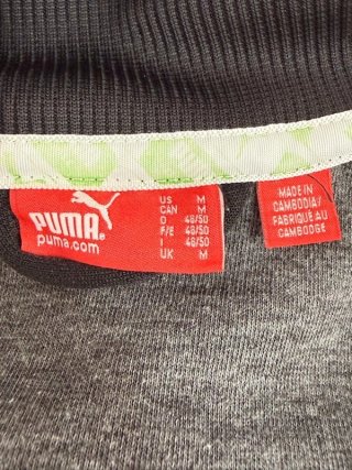 Puma Felpa Uomo M Full Zip Track Jacket Nera