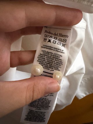 Camisa Pedro del Hierro Blanca - Non-Iron OFERTA!