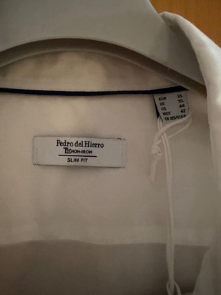 Camisa Pedro del Hierro Blanca - Non-Iron OFERTA!
