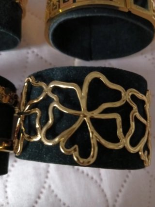 Lote de 5 Pulseras Doradas