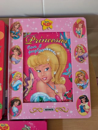 Lote 3 libros puzzles