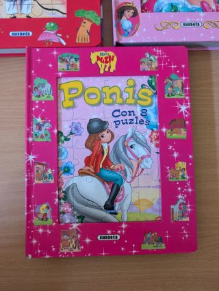 Lote 3 libros puzzles