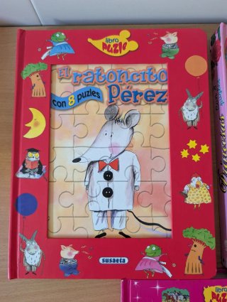 Lote 3 libros puzzles