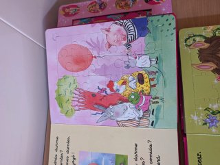 Lote 3 libros puzzles