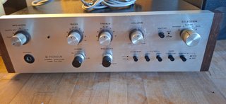 Amplificador Pioneer SA-700 Plata/Marrón
