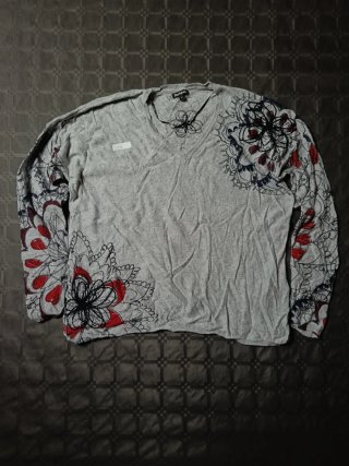 Jersey Desigual Gris Talla M