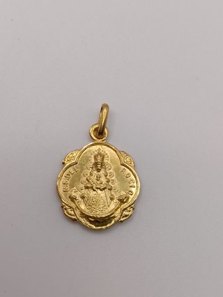 Colgante -Virgen del Rocío- Oro 18k- 2,86gr