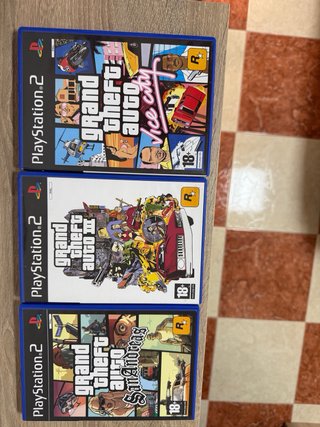Pack GTA Trilogy PS2