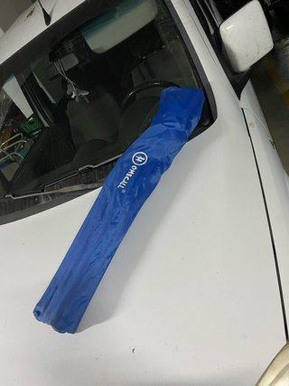Dos Sillas de camping plegable azul