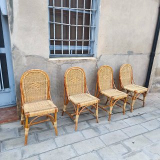 Sillas madera rama curvada antiguas