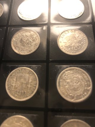 Monedas de plata antiguas 50 centimos