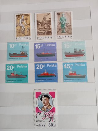 Lotti francobolli Polonia nuovi