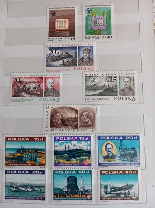 Lotti francobolli Polonia nuovi