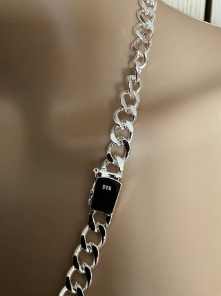 Catena Uomo Argento 61 cm con Lucchetto