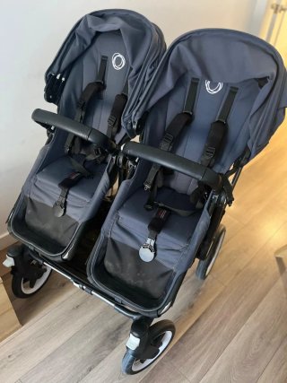 Carrito Gemelar Bugaboo Donkey Twin 5 Azul