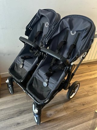 Carrito Gemelar Bugaboo Donkey Twin 5 Azul