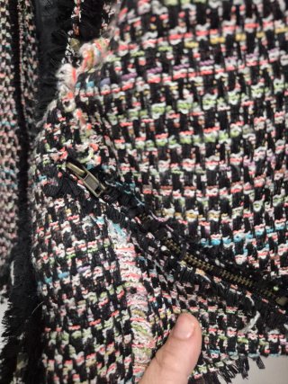 Cazadora Only n Tweed Multicolor Talla M