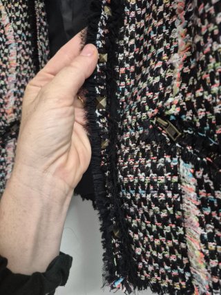 Cazadora Only n Tweed Multicolor Talla M