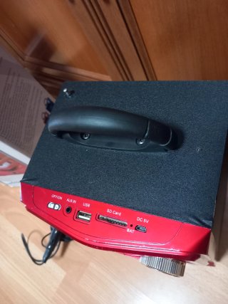 Altavoz PROTONE PT-280 Karaoke Rojo