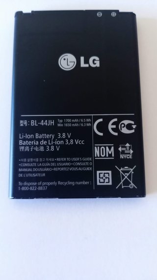 Batería LG BL-44JH Li-ion 3.8V 1700mAh