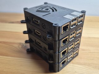 Raspberry Pi 3B con carcasa apilable/montaje pared
