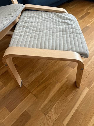 Sillón Poäng Ikea con Reposapiés
