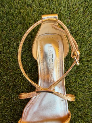 Sandalias Latouche Doradas Fiesta Planas