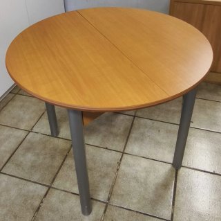 Mesa Redonda de Madera Extensible